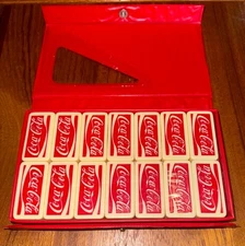 Vintage Coca-Cola Double Six Dominoes Set – New in Sealed Wrap 