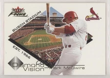2001 Fleer Focus Diamond Vision Mark McGwire #5DV 0qn