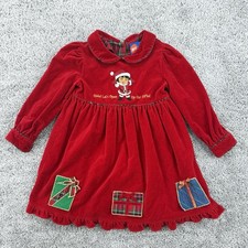 VTG Nick Jr Dora The Explorer Christmas Dress Girls 5 Velvet Holiday Classic