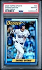 2025 Topps Update 1990 Topps Baseball #33 Shohei Ohtani PSA 8