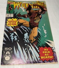 Marvel Wolverine #34 Comic 1991 Hunter in Darkness Captain America 50 Years