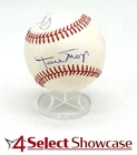 SIGNED AUTOGRAPHED WILLIE MAYS-MICKEY MANTLE-DUKE SNIDER BASEBALL W/LOA JSA AUTH