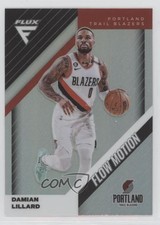 2022-23 Panini Flux Flow Motion Silver Prizm Damian Lillard #12 5b1