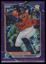 2024 Bowman Chrome #BCP-240 Pascanel Ferreras Purple Shimmer Refractors #/250