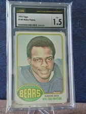 1976 Topps Walter Payton RC Rookie Football Card #148 Bears HOF CSG 1.5 Fair. rookie card picture