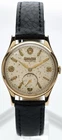 Rolex Precision Swiss Rare 9K Solid Gold ‘1966’ Gents Vintage Watch Patina, 32mm