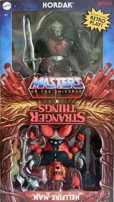 MOTU X Stranger Things Hordak & Hellfire Man Actionfigur 2er Pack