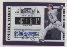 2019 Panini Elite Extra Edition College Ticket Signatures Nick Lodolo Auto 1u6