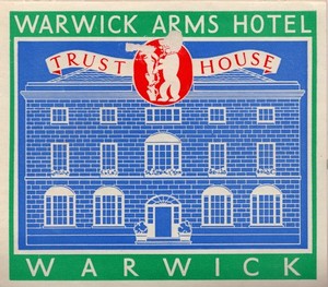 Warwick Hotels label. Located in manY U.S. cities...