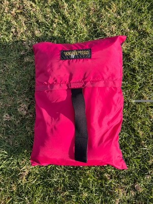 Walrus Neck Pillow Red and Black Medium 12x10 in Camping Outdoor Gear