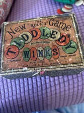 Exquisite  - A lovely antique J Jacques tiddley - tiddledy winks game Very Rare 