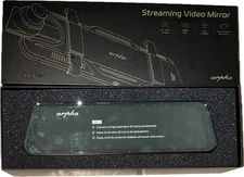 ARPHA 10" Streaming Video Mirror Dash Cam with WiFi,1080P Front and Rear view 