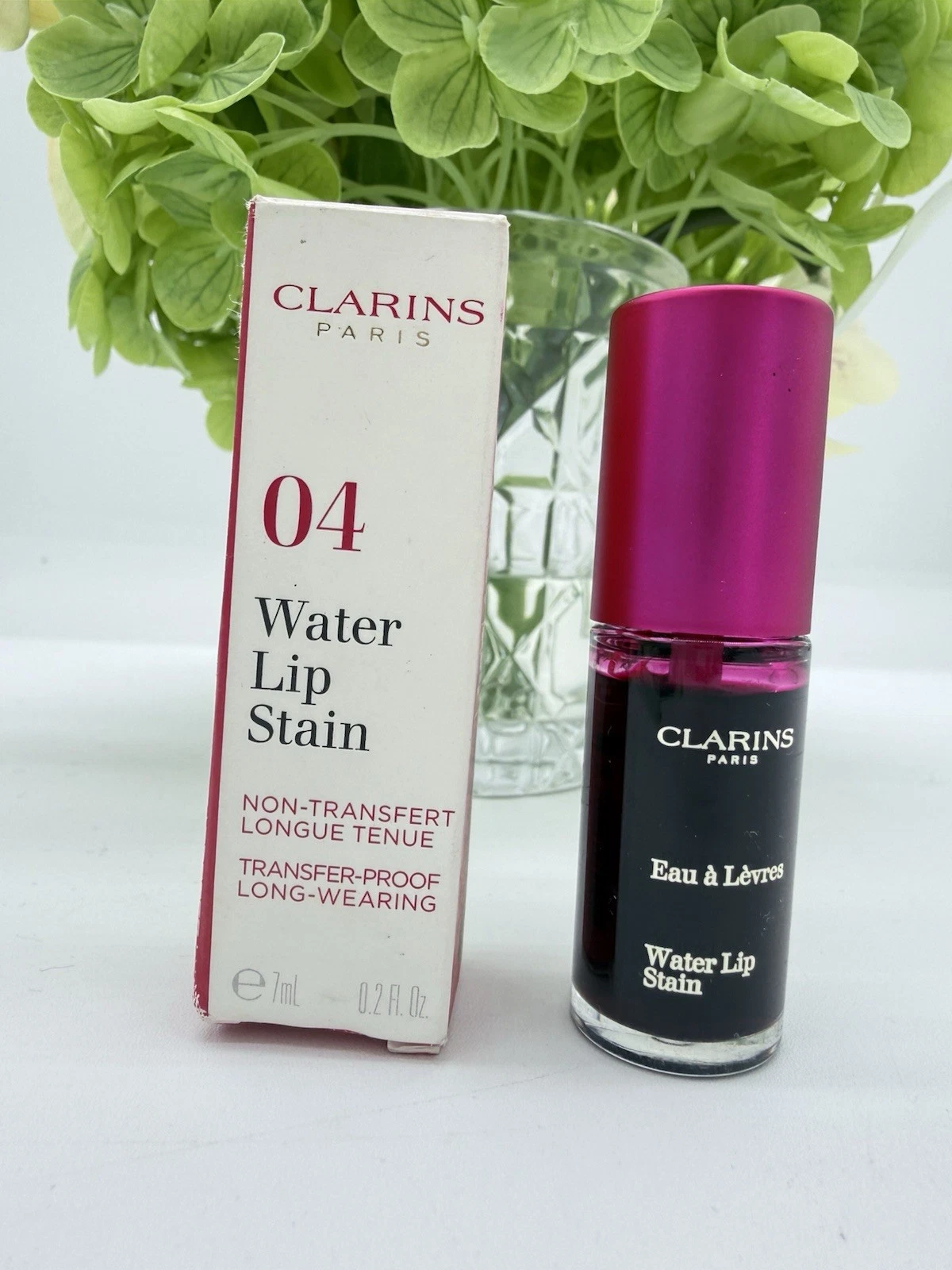 Clarins Water Lip Stain 04 Violet Water 0.2 oz / 7ml