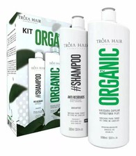 Troia Hair Organic Progressive Brush/Brazilian Keratin Treatment Professional 2L