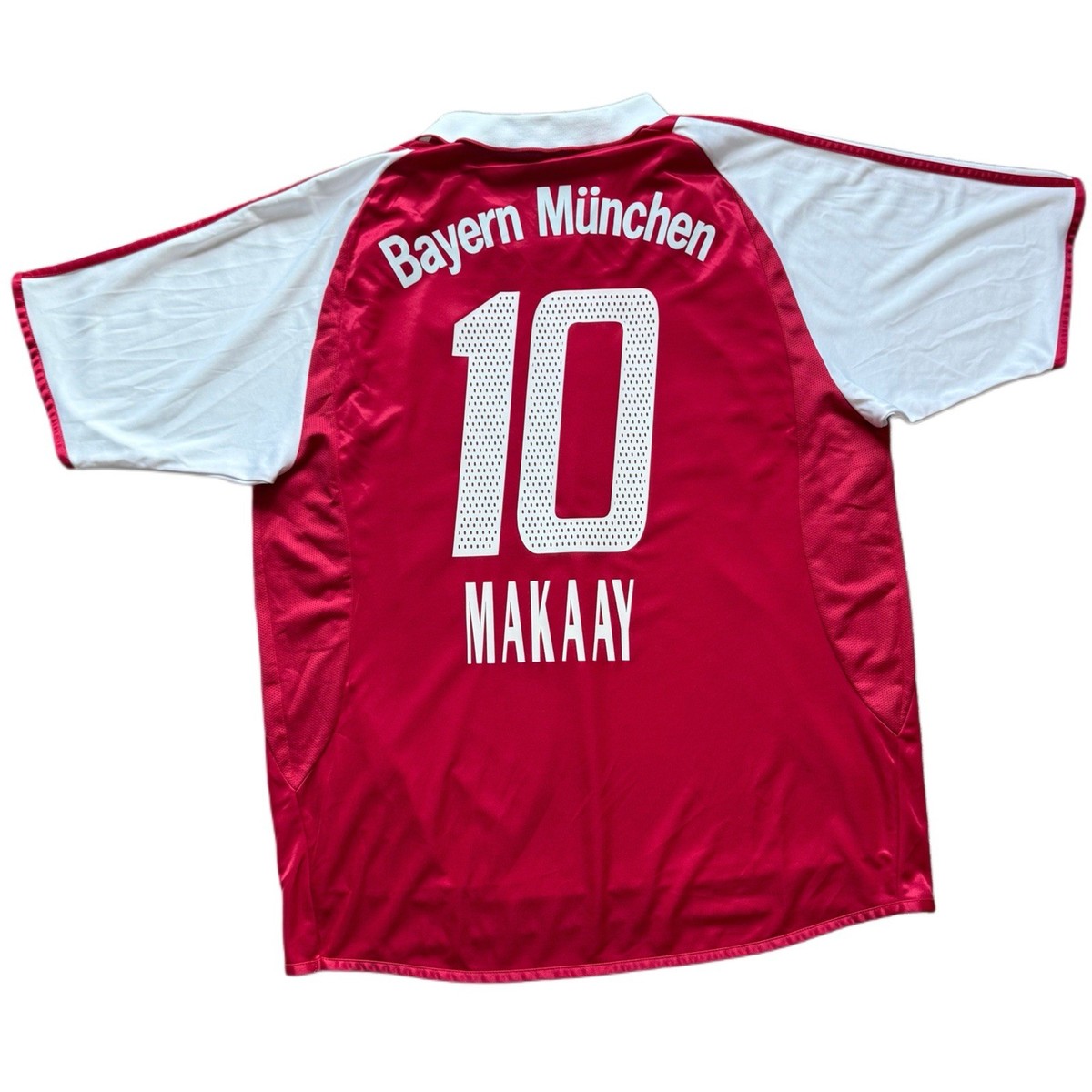2003/04 Bayern Munich Authentic Home Jersey #10 Makaay Large