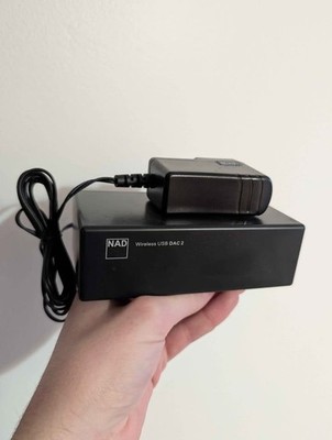 NAD Wireless USB DAC 2 Receiver Only w Power Supply No Transmitter