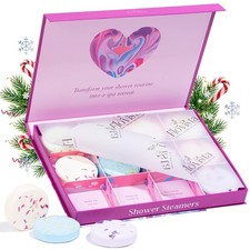 Aromatherapy Shower Steamers Gift Set   12 Spa Tablets, 6 Scents Lavender, Mi