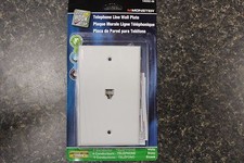 NEW 140092-00 MONSTER TELEPHONE LINE WALL PLATE WHITE NEW