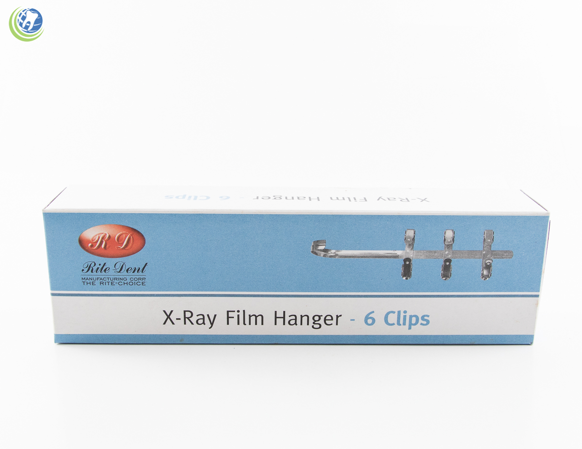 NEW DENTAL XRAY FILM HANGER 6 CLIPS FOR XRAY FILM DIP TANK DEVELOPER
