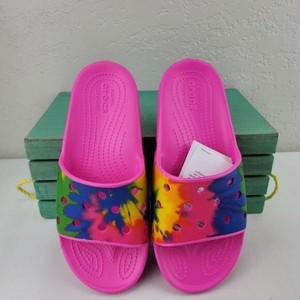 crocs tie dye mania slide