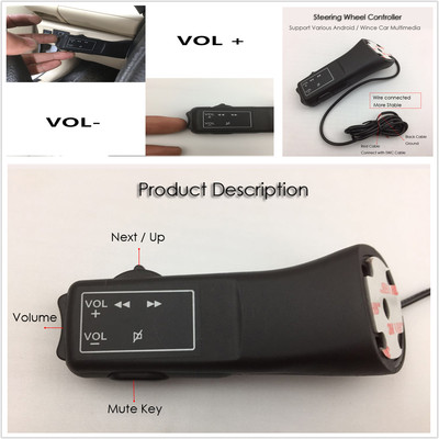 Universal SWC Car Steering Wheel Controller Support Android/Wince Car Video GPS