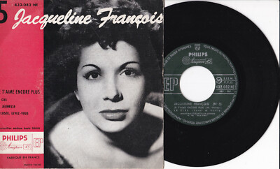 Jacqueline François -Je T'aime Encore Plus- 7'' EP 45 France, Philips