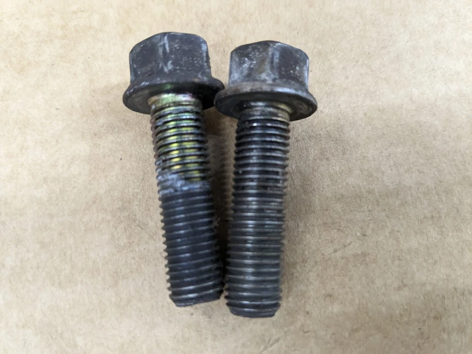 90-05 Mazda Miata MX5 OEM Front Brake Caliper Bracket 2 Bolt Set Pair 99756-1035 - Image 3 of 3