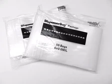 100 Zippit Bags Reloc 6 Mil Heavy Duty 6x 9" Clear Zip Seal Lock Reclosable  6x9