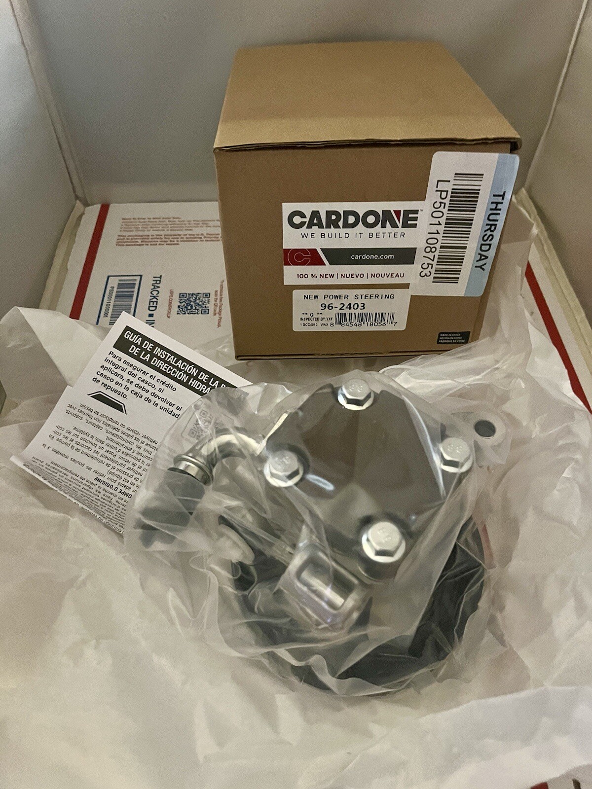 New 96-2403 A1 Cardone Power Steering Pump for Chevy Chevrolet Equinox Vue GMC