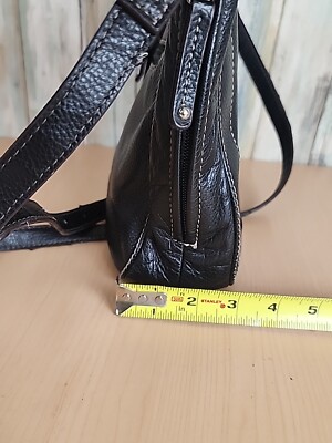 バッグ Tignanello black handbag Tignanello Black Leather Crossbody Handbag Shoulder Bag