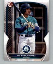 2023 Bowman Draft Michael Arroyo BD-67 Seattle Mariners