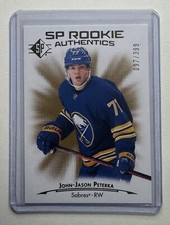 2021-22 Upper Deck - SP Rookie Authentics Gold -  J.J Peterka /299 #121 (RC)