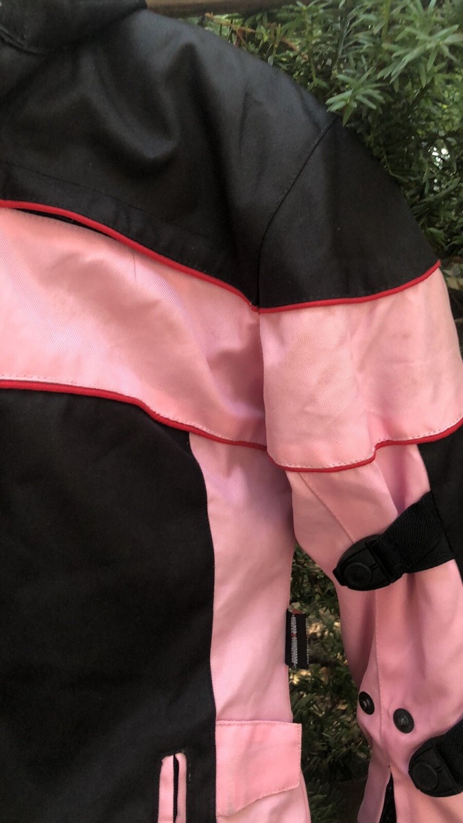 ALFA STAR WOMENS RACING JACKET, canvaslike pink and black size L