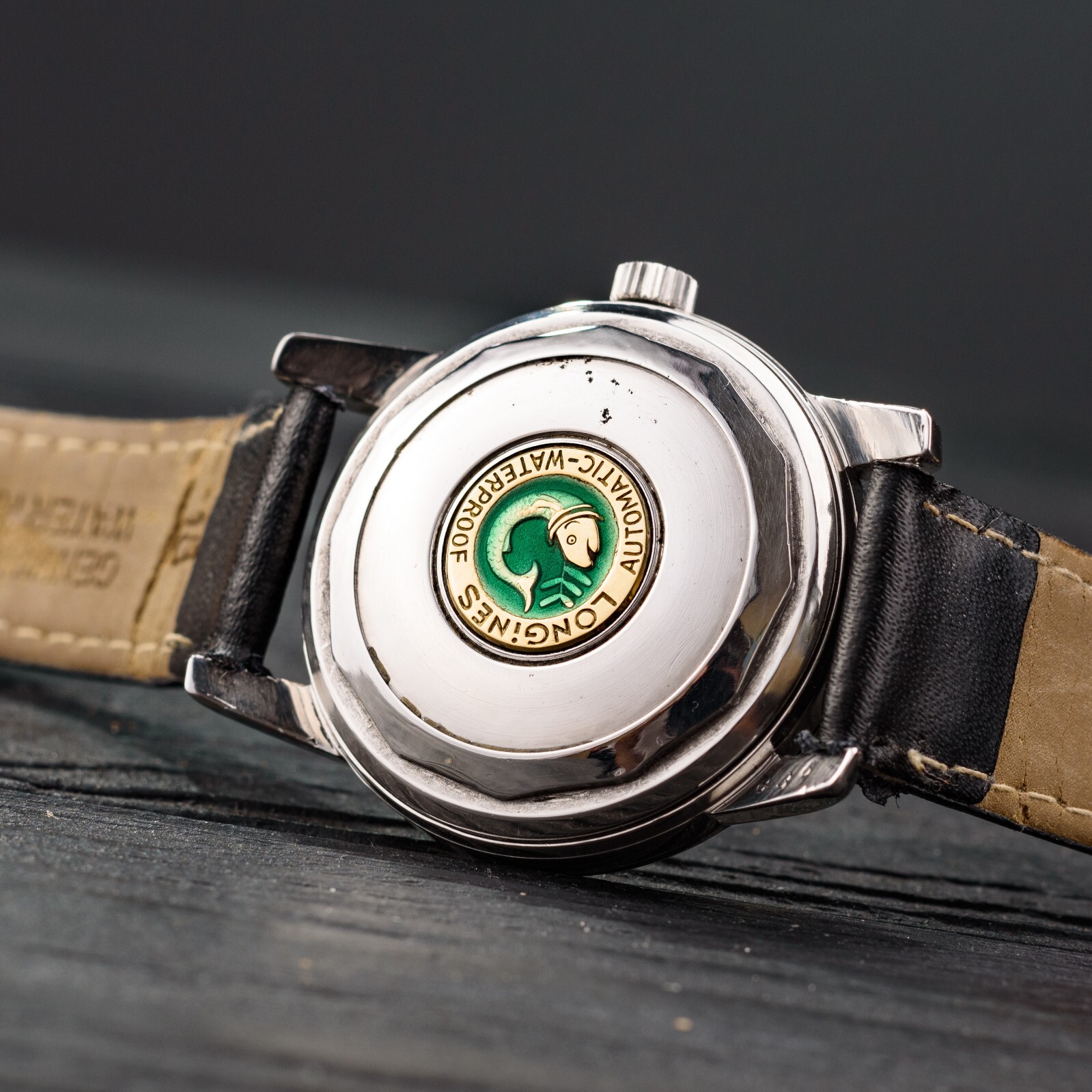 Longines automatic wristwatch, conquest, waterproof vintage watch