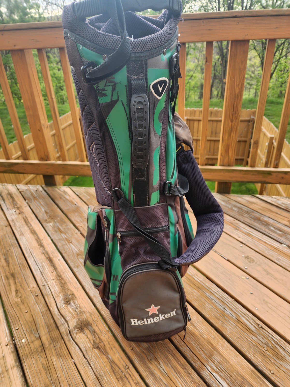 Callaway Limited Edition Heineken Golf 7Way Stand Bag Heineken Black
