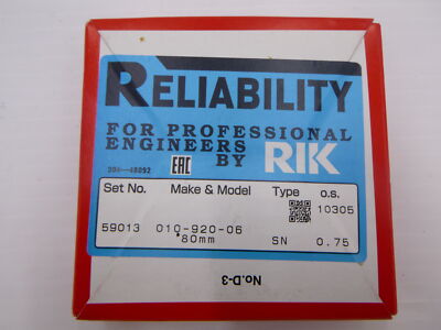 リ WSM 010-920-06 Piston Ring Set for 1996-2003 Kawasaki Jet Ski 1100