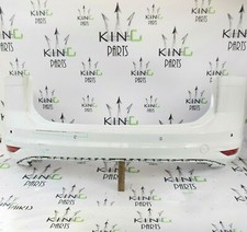VW TOURAN II MK2 5T 2016-2020 WHITE REAR BUMPER GENUINE 6x PDC 5TA807421 #A0416