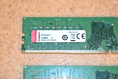 Kingston KCP424ND8/16 DDR4メモリ Kingston 32GB(2x16GB) KCP424ND8/16 DDR4-2400/19200 Desktop Memory