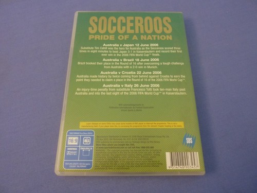 Socceroos Pride Of A Nation DVD 4-Disc FIFA Germany 2006 Limited Edition R0 - Picture 2 of 3