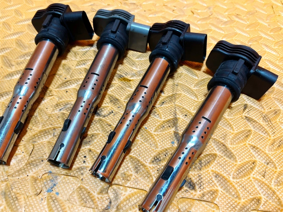 09-17 VOLKSWAGEN PASSAT CC INYECTORES DE COMBUSTIBLE BOQUILLAS BOBINAS DE ENCENDIDO 4 PIEZAS OEM Foto 4 de 4