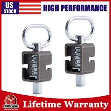2PCS Steel Spring Car Trailer Gate Door Ramp Loaded Weld-On Spring Latch Lock