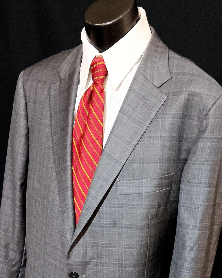 Traje Personalizado Hickey Freeman 52L Etiqueta Dorada Más Actual Super 150's Doble Ventilación Foto 3 de 4