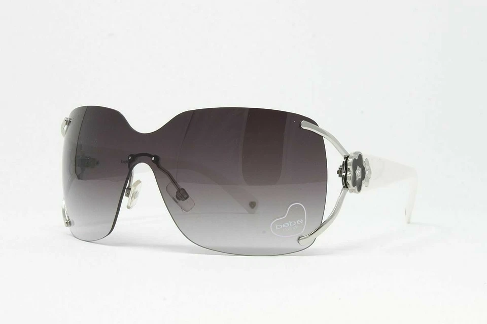 Gafas de sol Bebe Shield para mujer Duchess BB7065 045 plateadas con lentes grises degradadas