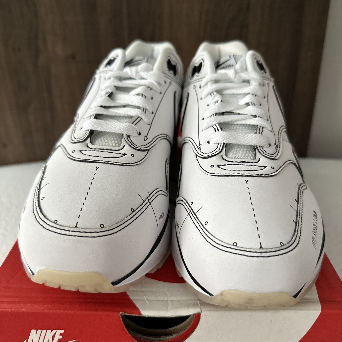 nike air max 1 sketch to shelf schematic black