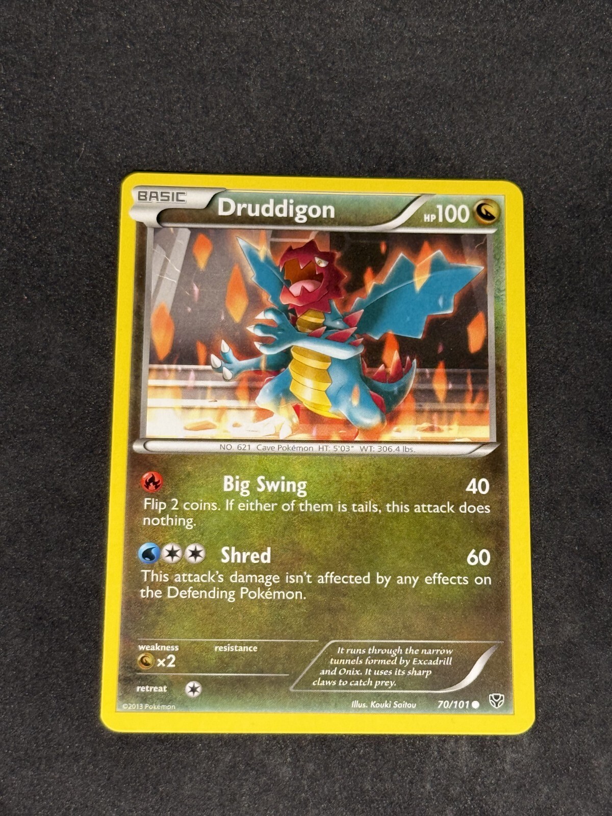 NM Druddigon 70/101 Plasma Blast Regular