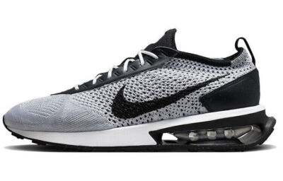 New Without box Air Max Flyknit Racer Sneakers, size 9 black/white Size 9 - Nike Air Max Flyknit Racer Black White for sale  main image 4
