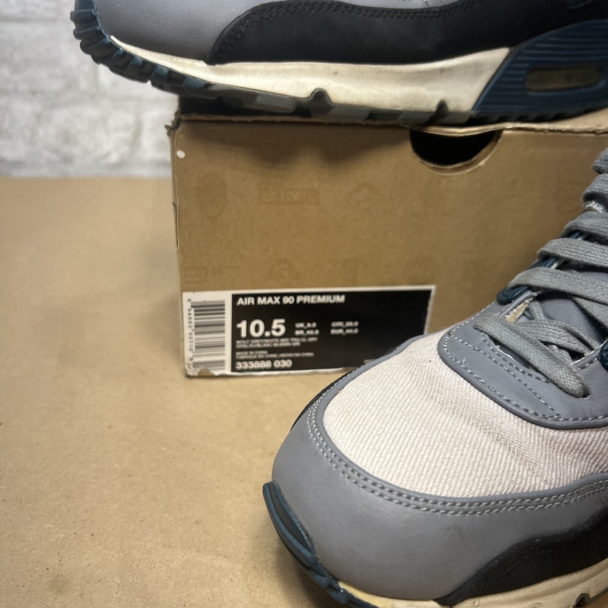 Nike Air Max 90 Premium ‘Midnight Turquoise’ 333888-030 Mens Size 10.5 Nike Air Max 90 Premium ‘Midnight Turquoise’ 333888-030 Mens Size 10.5