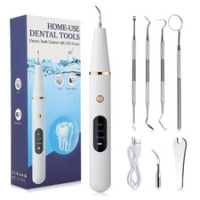 LED Ultrasonic Dental Scaler Electric Oral Teeth Tartar Remover Calculus Plaque