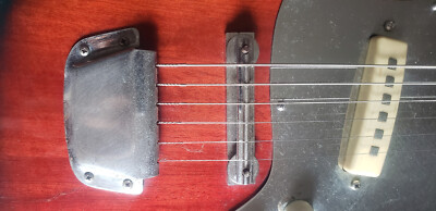 Vintage 60s Japan Teisco Bobcat Solid Single Coil Electric Guitar