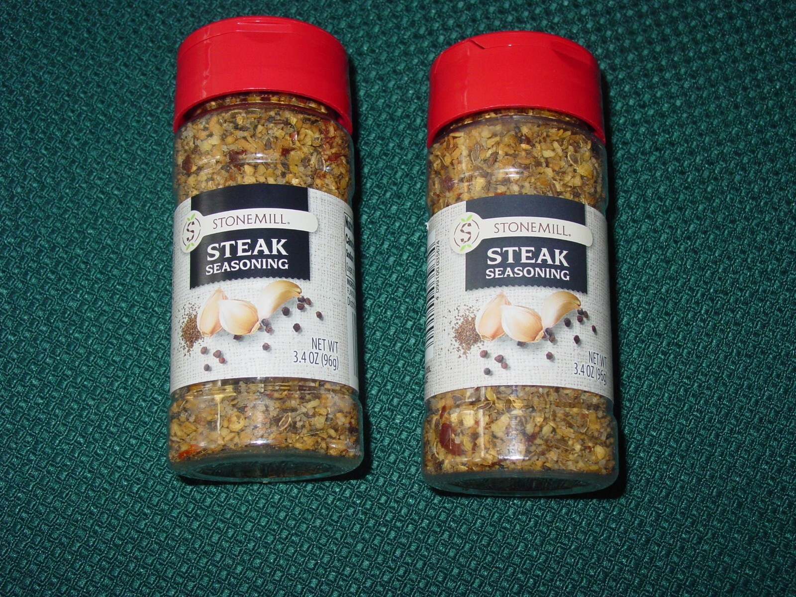 2 Bottles Stonemill Steak Seasoning 3.4 oz. each NEW SEALED